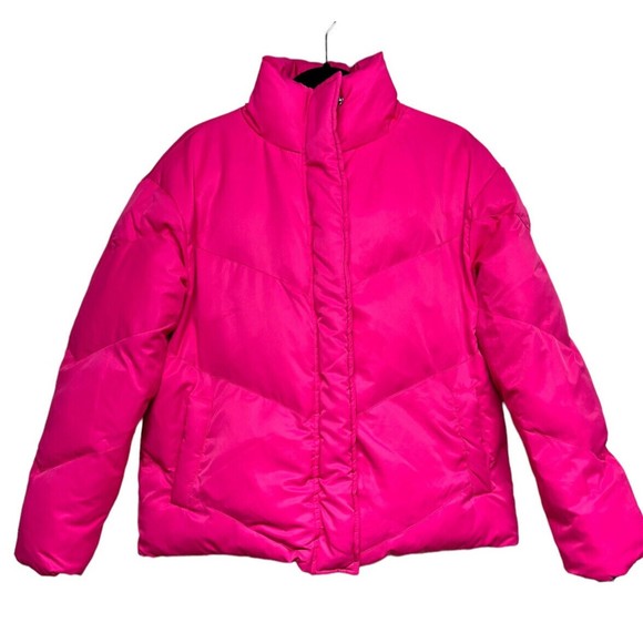 BLANK NYC Temptations Reversible Puffer Jacket Women’s Size Small - Picture 6 of 13